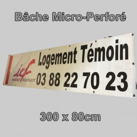 Bâche Micro-perforé