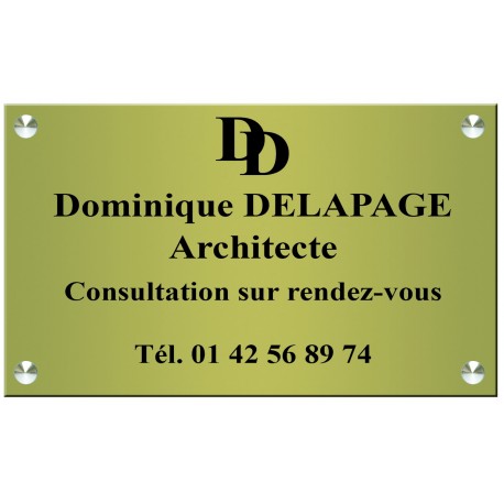 Plaque Laiton Brut - Epaisseur 2mm Format 30x20cm