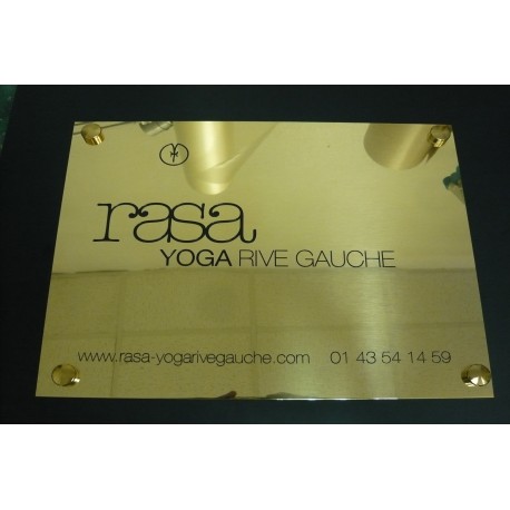 Plaque Laiton Poli - Epaisseur 2mm Format 30x20cm